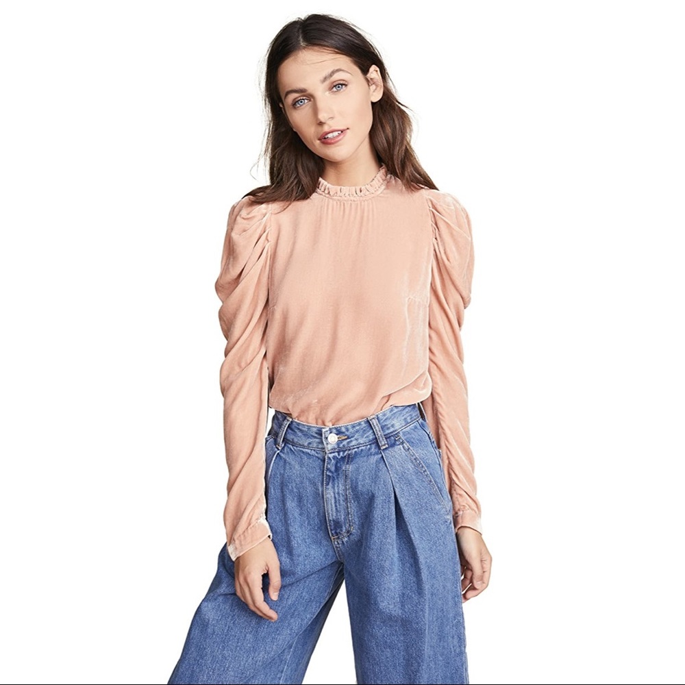 Ulla Johnson Giles Blouse - Olive